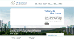 Desktop Screenshot of idealhomesgoa.com
